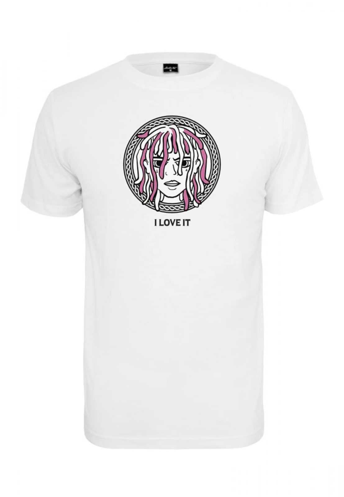 Mister Tee Majica 'I Love It'  roza / črna / bela