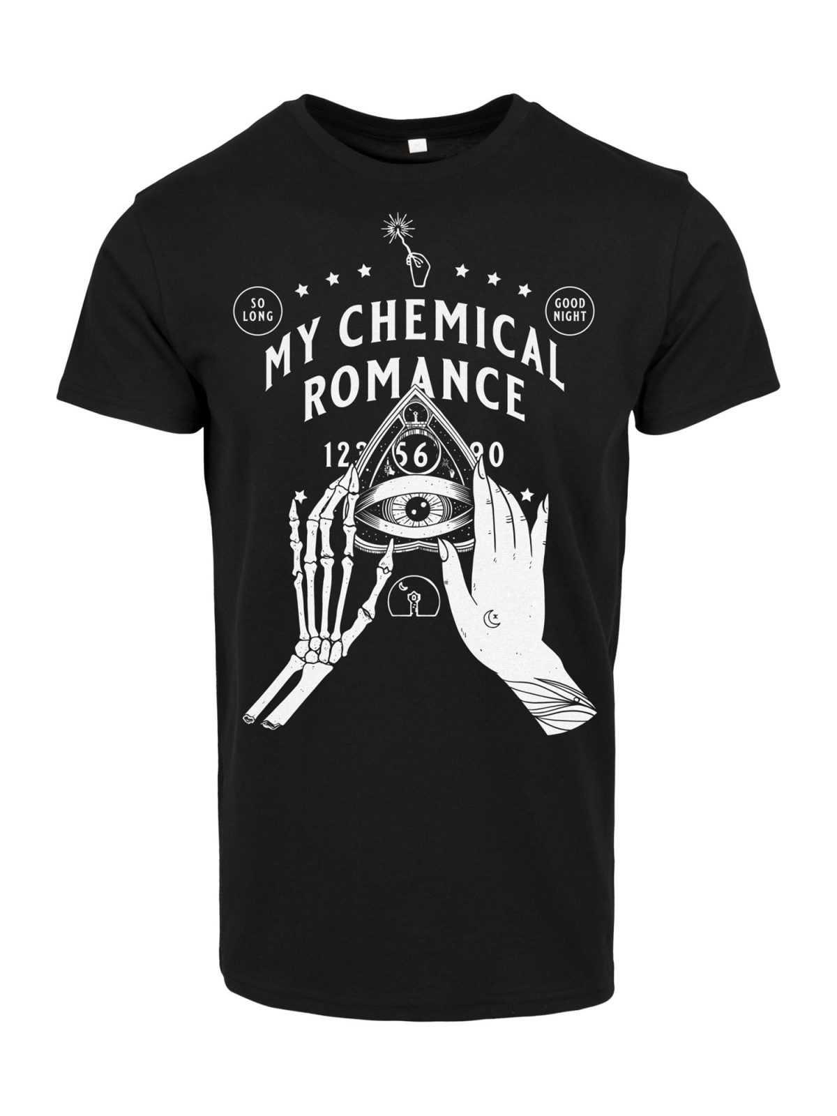 Mister Tee Majica 'My Chemical Romance Pyramid'  črna / bela