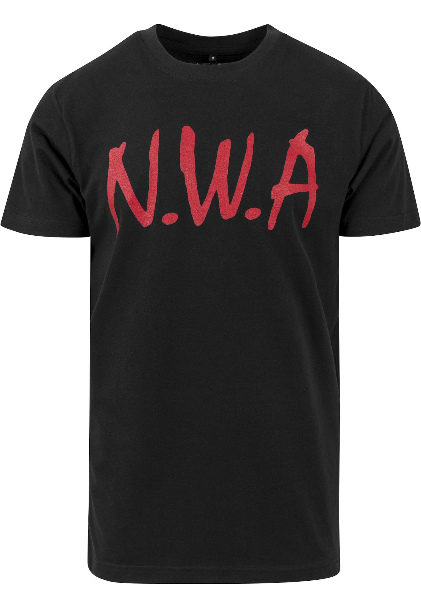 Mister Tee Majica 'N.W.A'  rdeča / črna