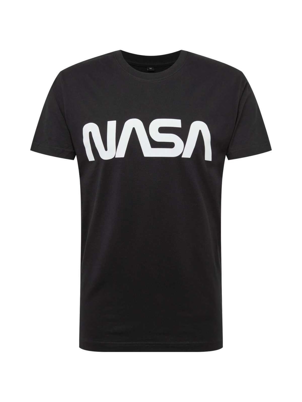 Mister Tee Majica 'Nasa'  črna / bela