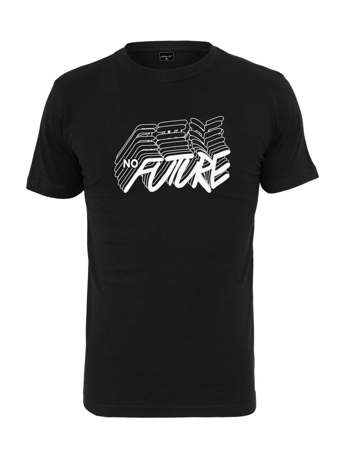 Mister Tee Majica 'No Future'  črna / bela