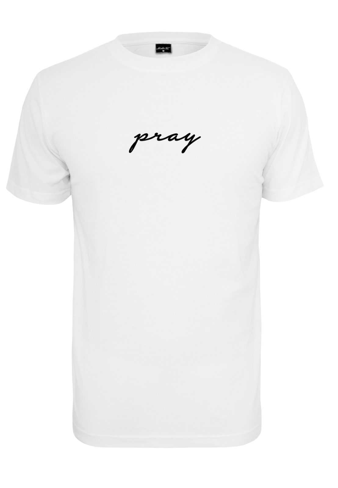 Mister Tee Majica 'Pray'  bela