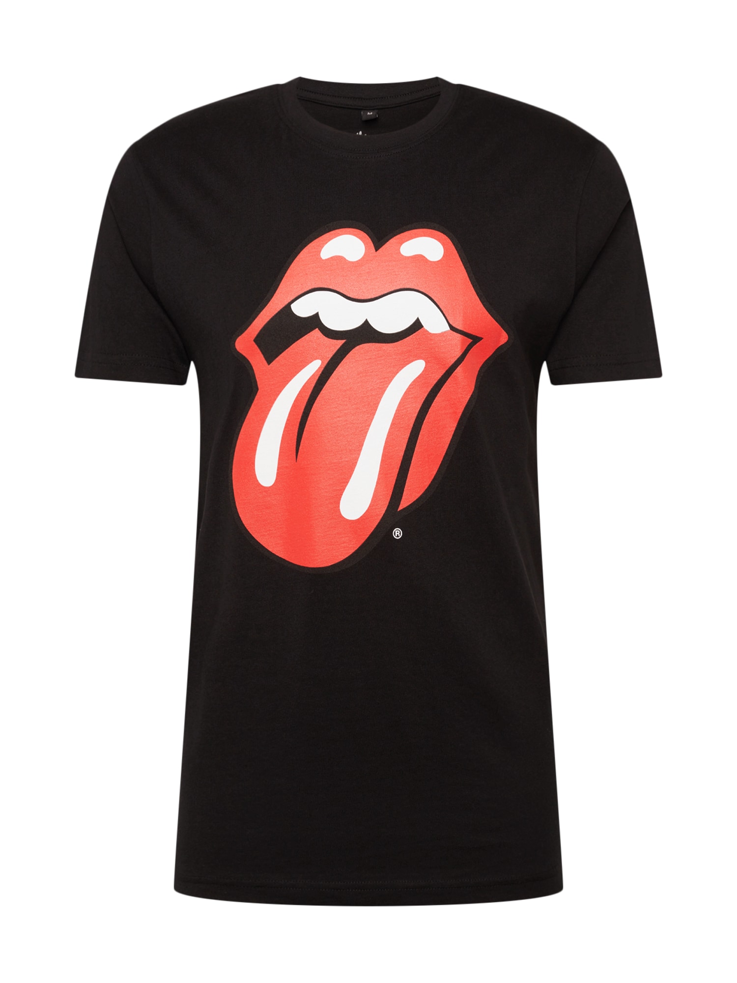 Mister Tee Majica 'Rolling Stones Tongue'  rdeča / črna / bela