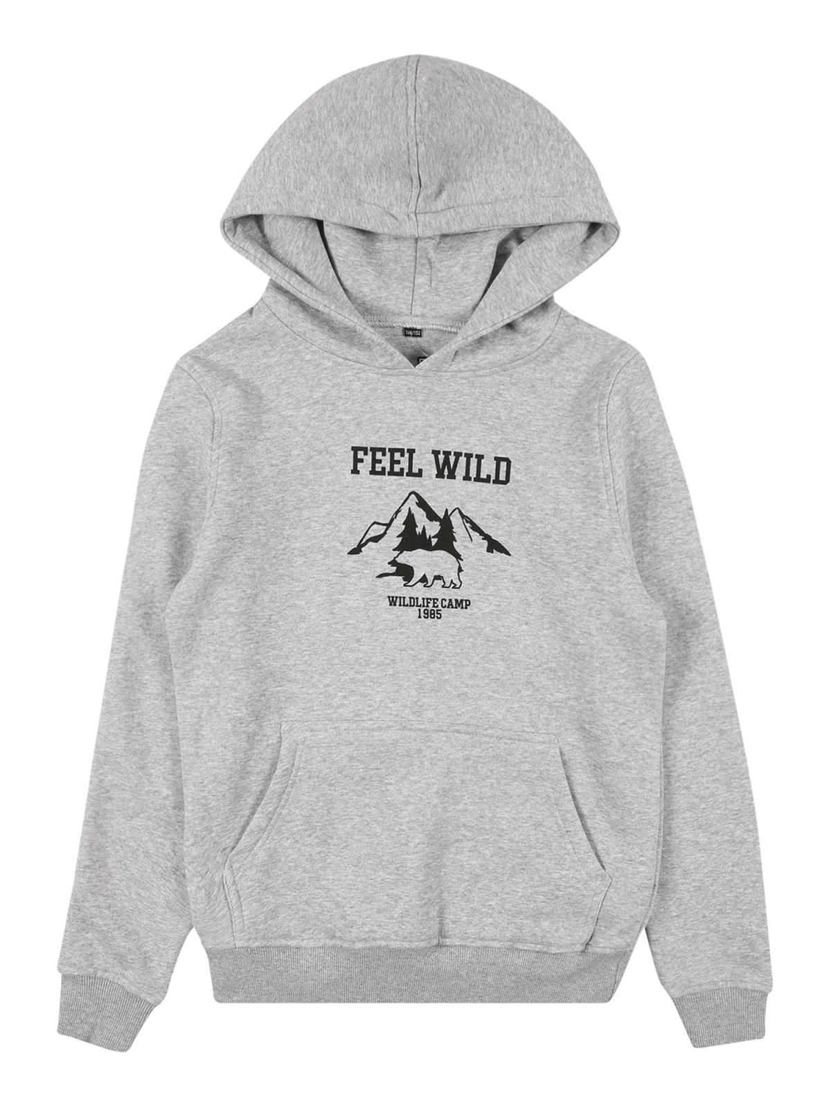 Mister Tee Majica 'Wild'  pegasto siva / črna