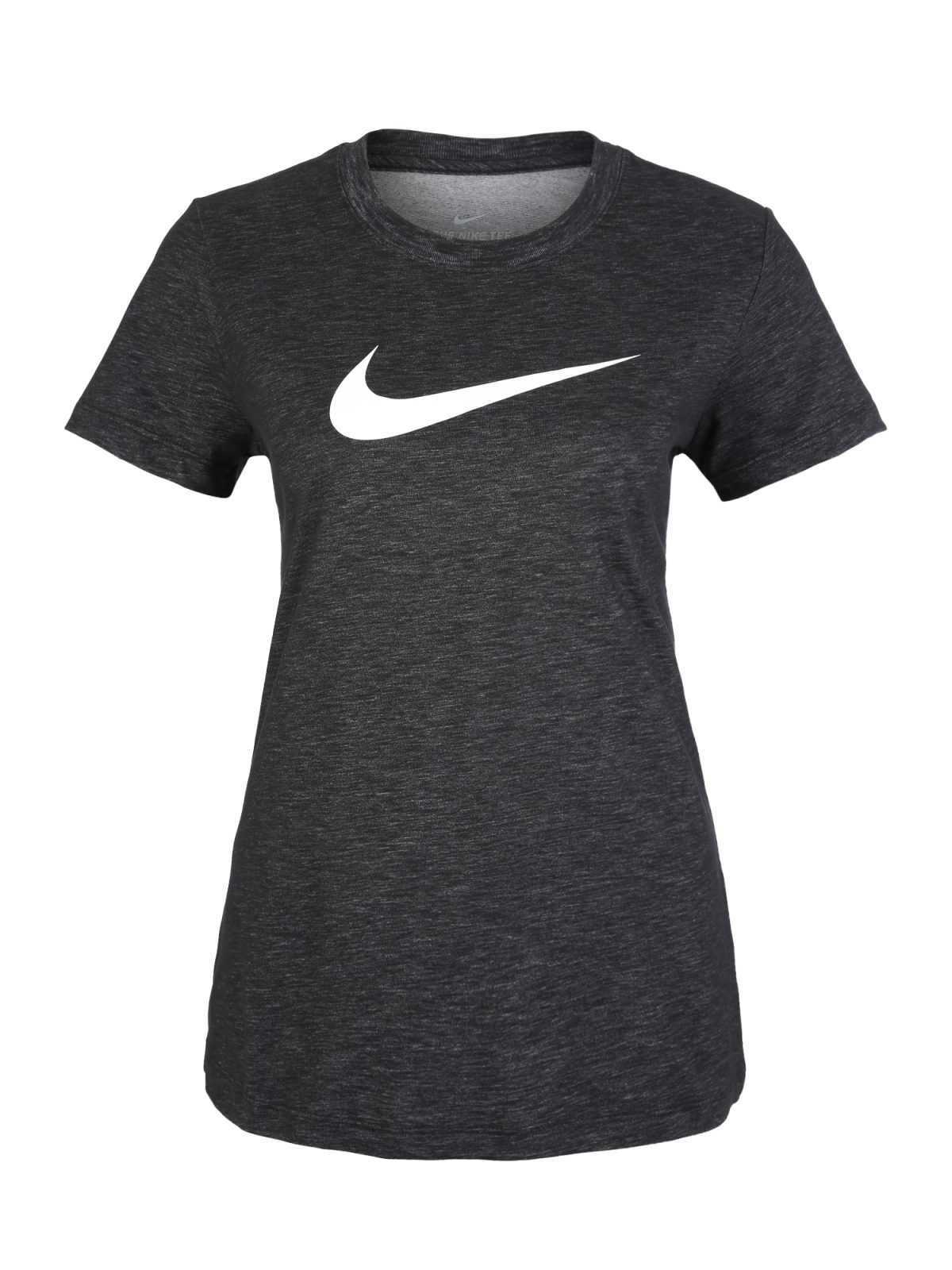 NIKE Funkcionalna majica  pegasto črna / bela