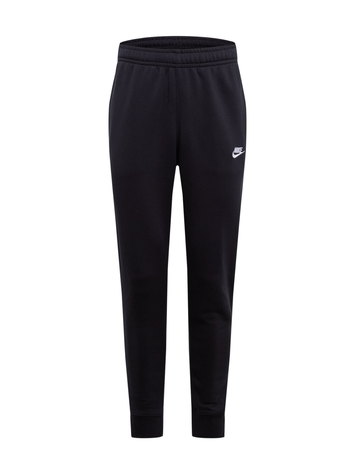 NIKE Športne hlače  črna / bela
