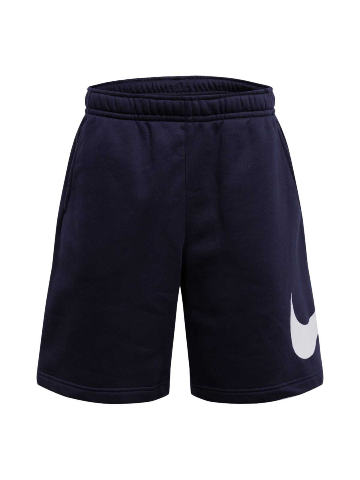 NIKE Športne hlače  črna / bela