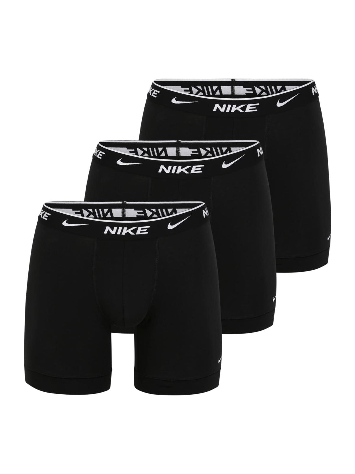 NIKE Športne spodnjice  črna / bela