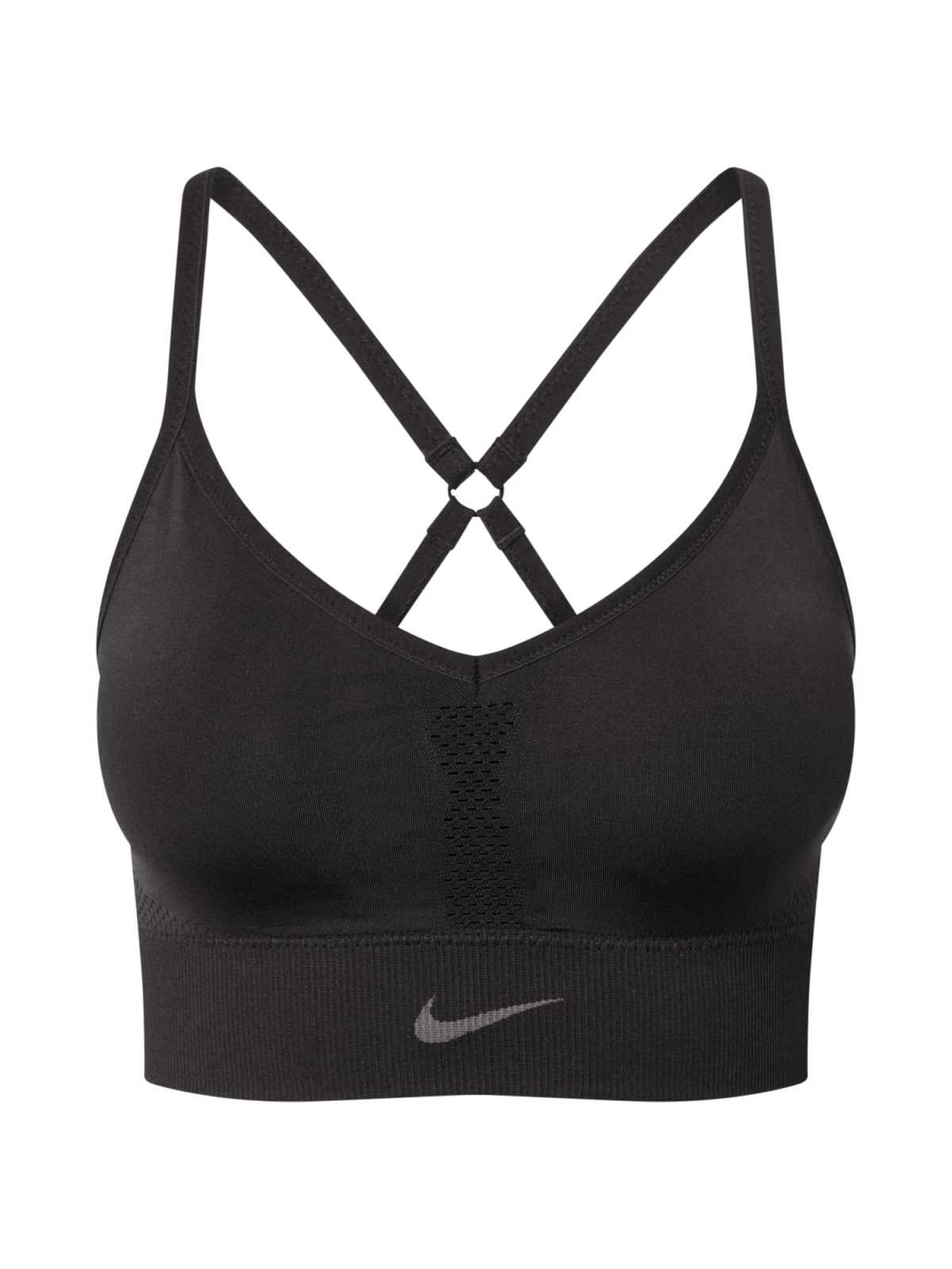 NIKE Športni nederček  črna