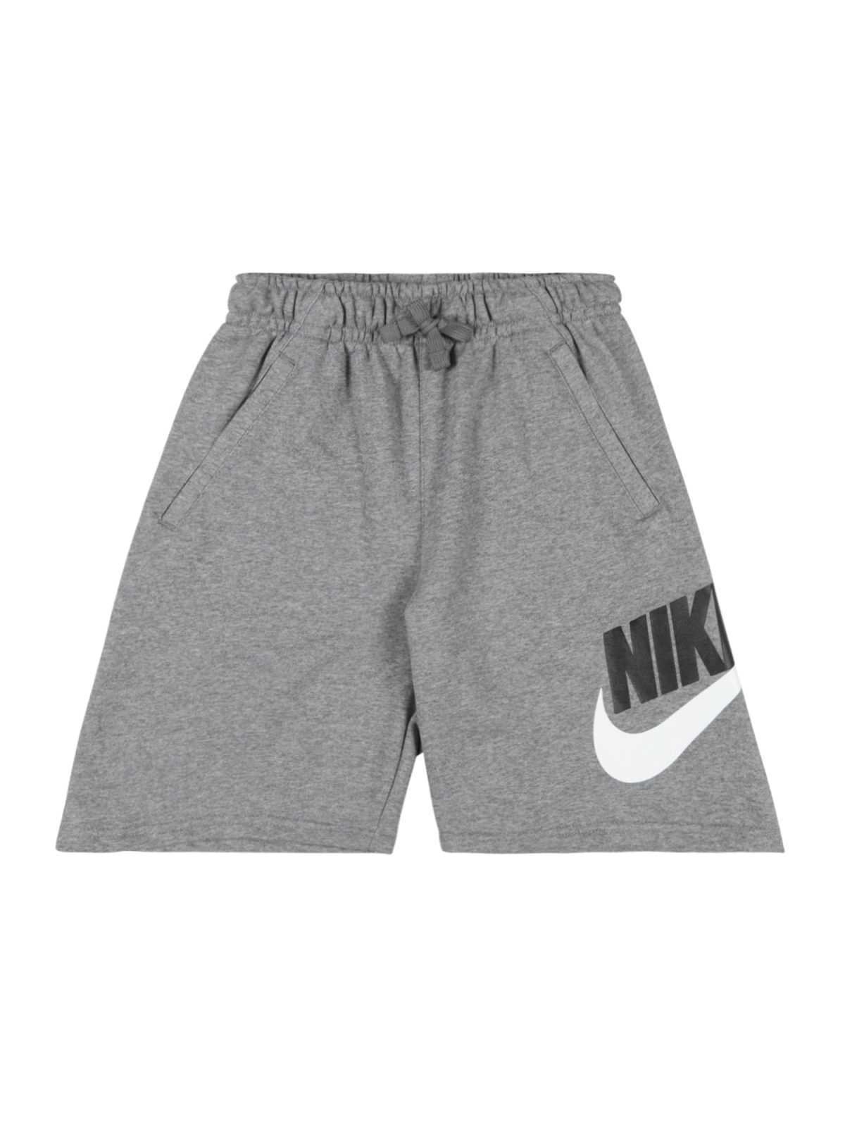 Nike Sportswear Hlače  pegasto siva / črna / bela