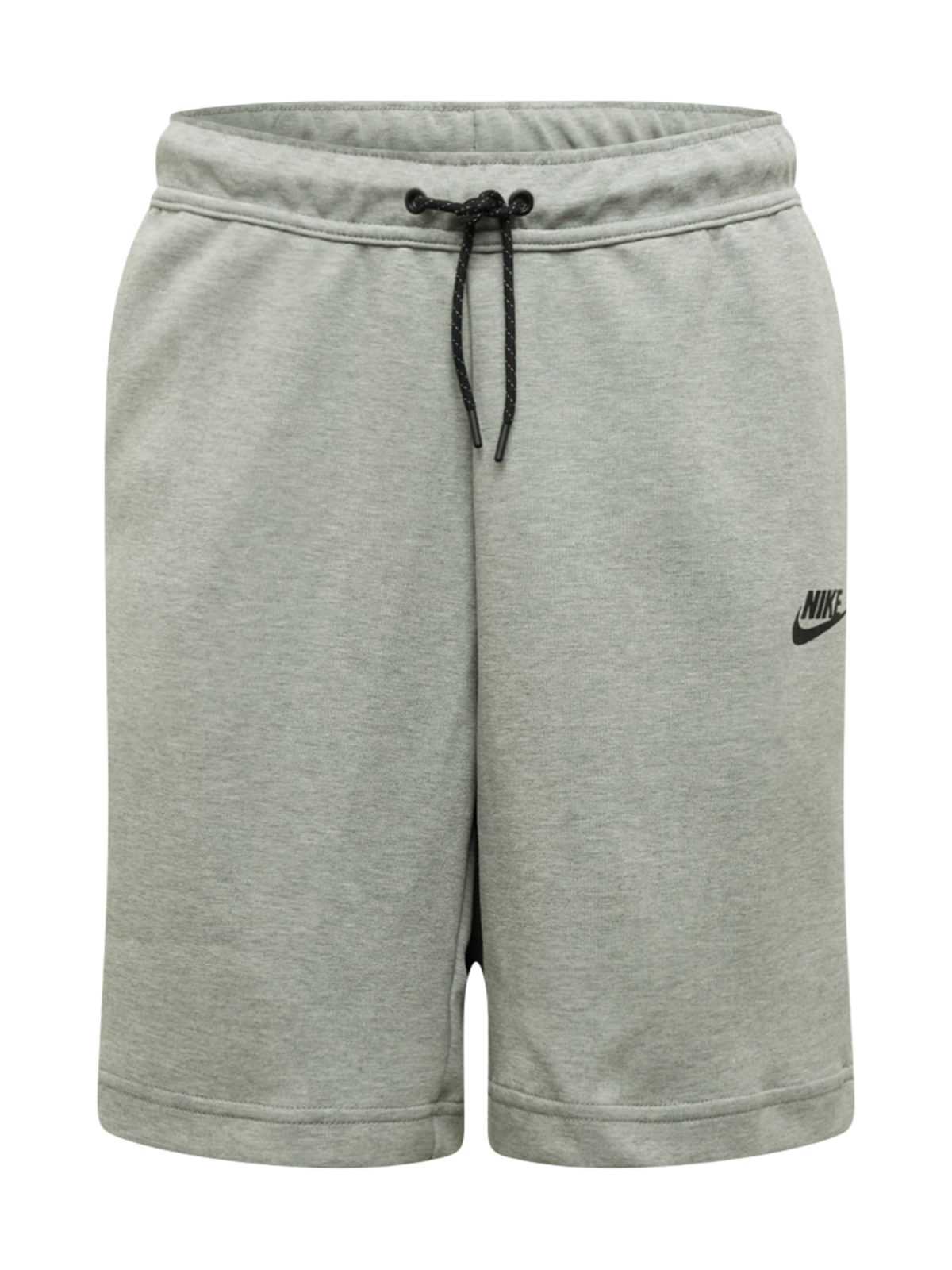 Nike Sportswear Hlače  pegasto siva / črna