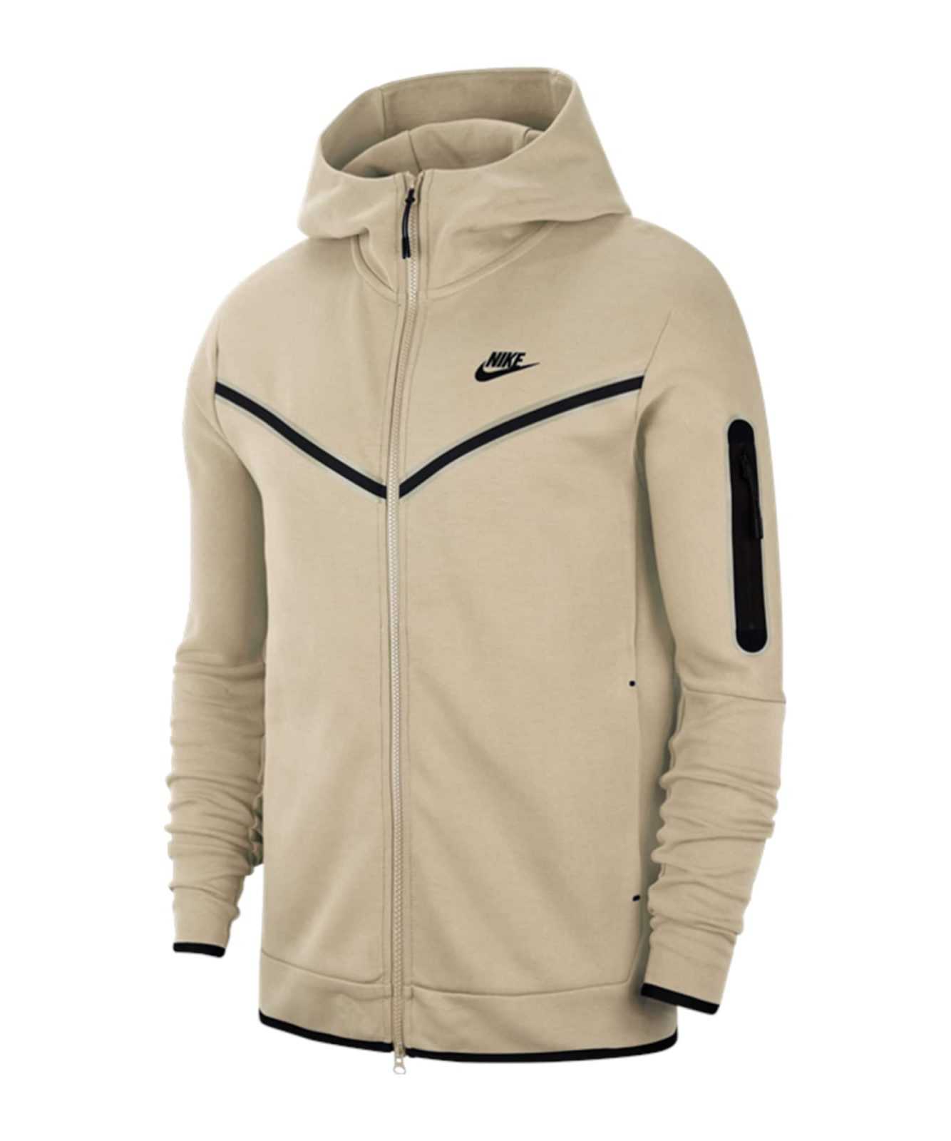 Nike Sportswear Jopa na zadrgo  bež / črna