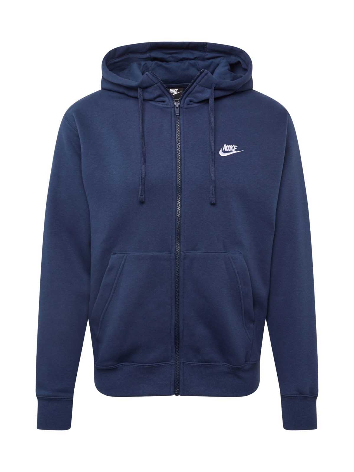 Nike Sportswear Jopa na zadrgo  temno modra / bela