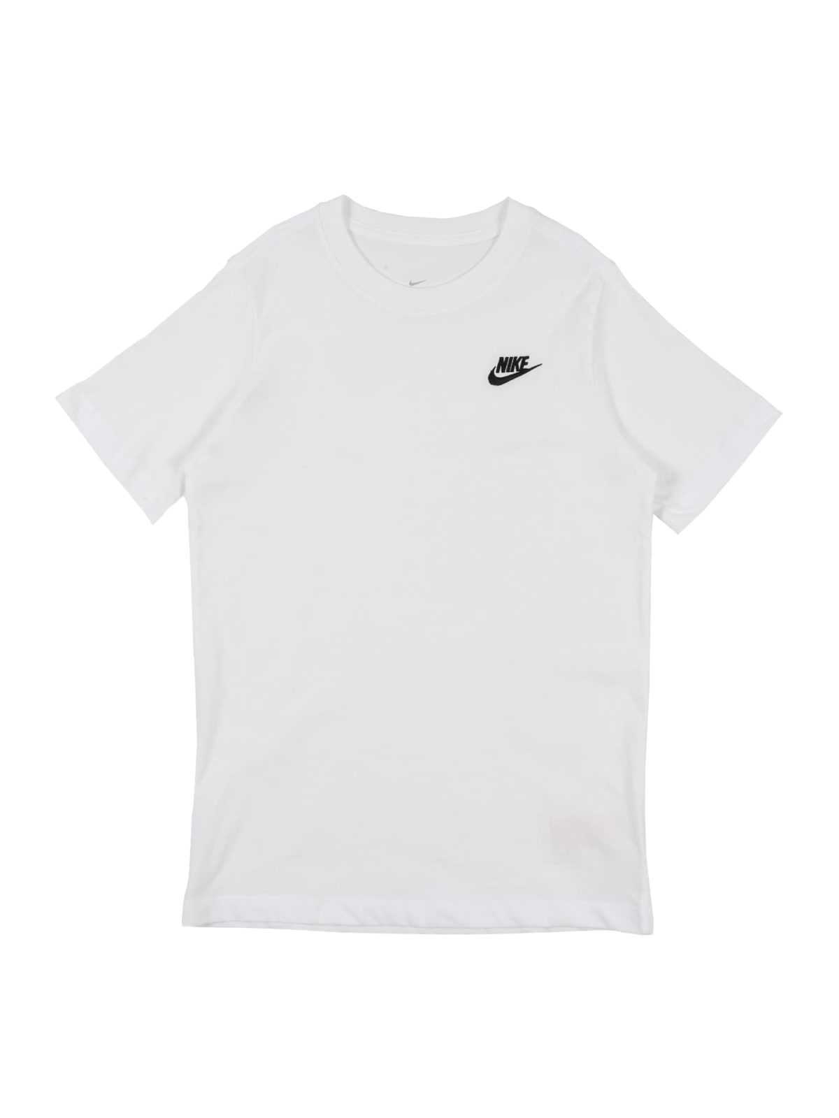 Nike Sportswear Majica  črna / bela
