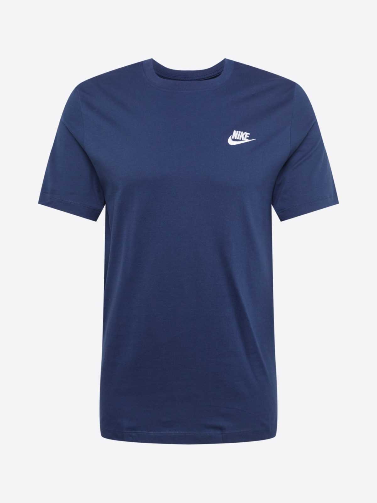 Nike Sportswear Majica  mornarska / bela