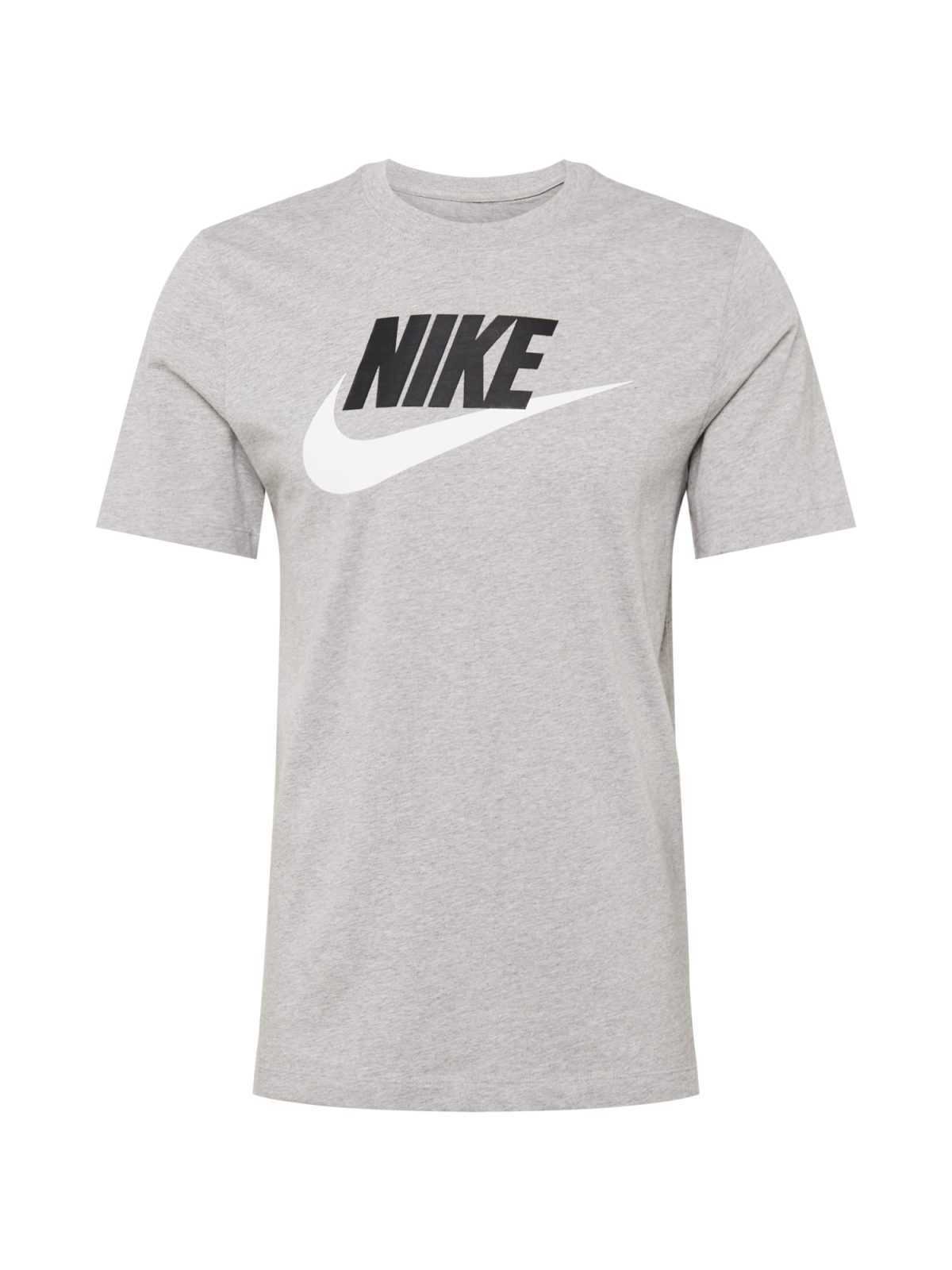 Nike Sportswear Majica  pegasto siva / črna / bela