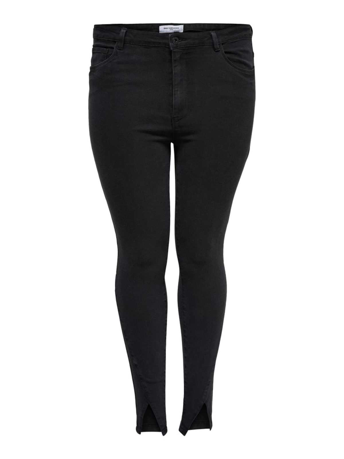 ONLY Carmakoma Kavbojke 'Carrina HW'  črn denim