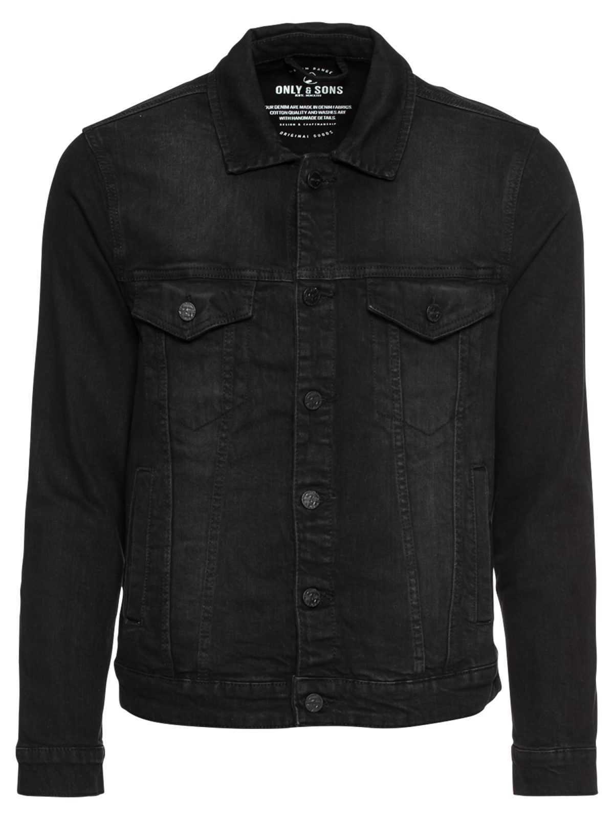 Only & Sons Prehodna jakna  črn denim