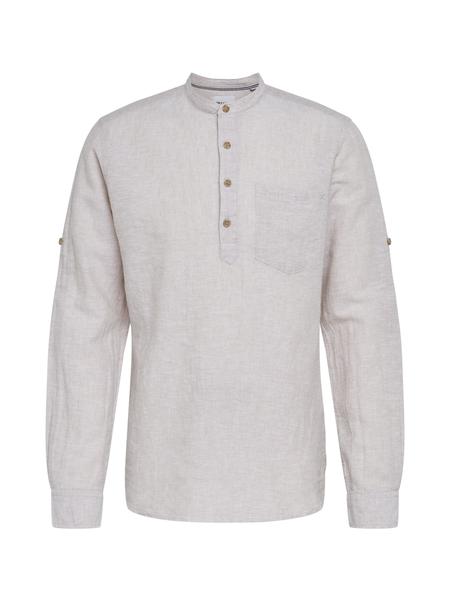 Only & Sons Srajca 'CAIDEN'  bež / siva