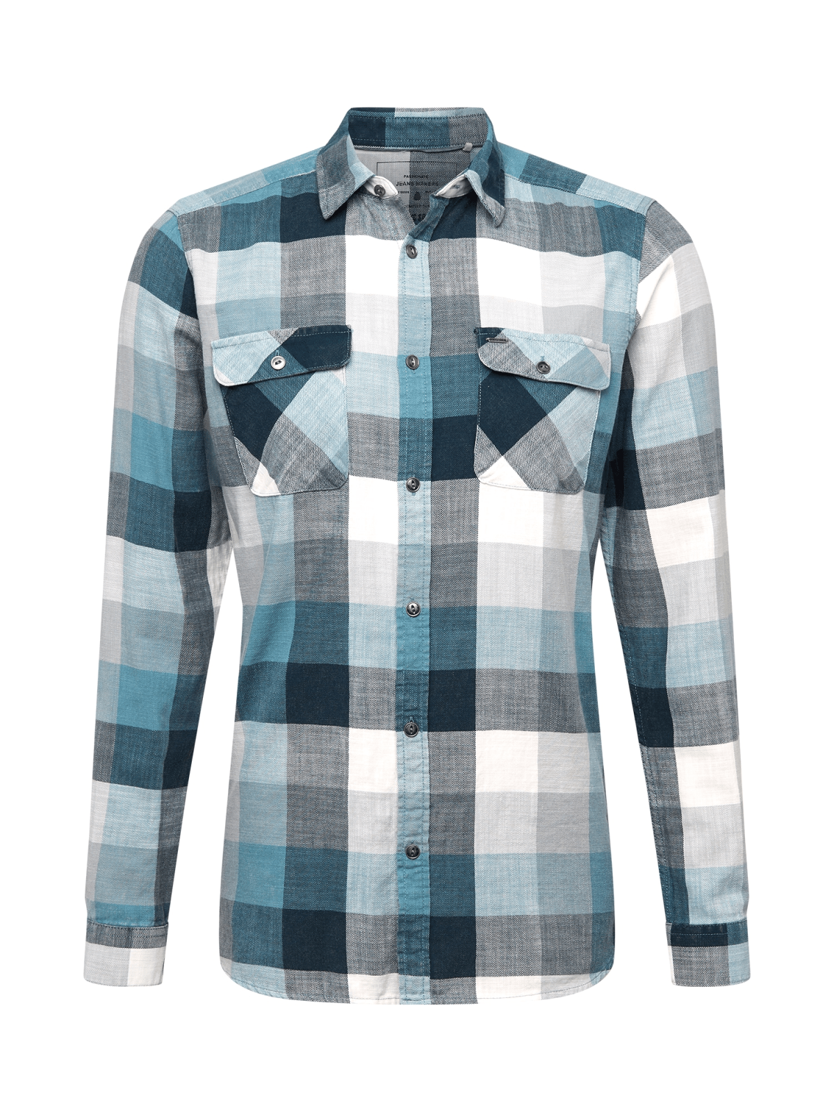 Only & Sons Srajca 'JORK'  petrol / smaragd / bela