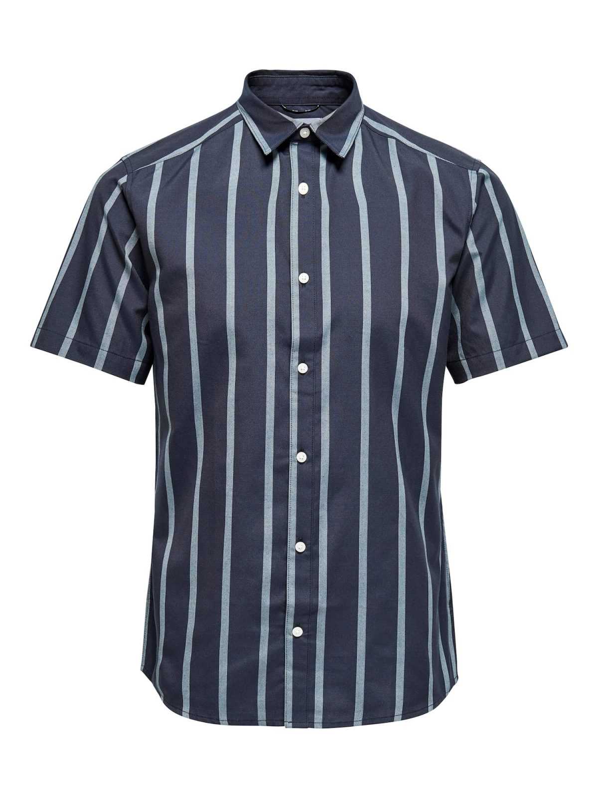 Only & Sons Srajca 'TRAVIS'  mornarska / svetlo modra