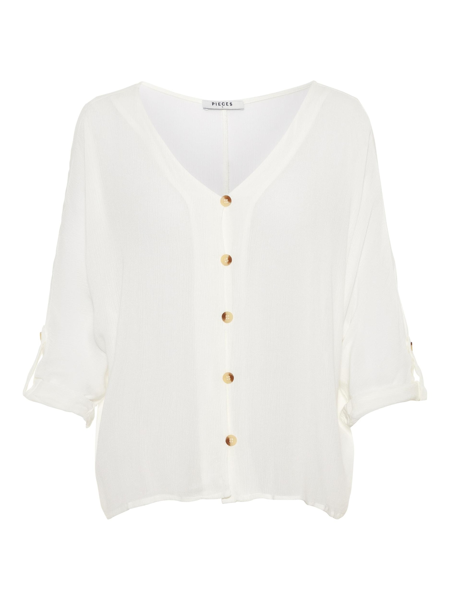 PIECES Bluza 'Sanne'  naravno bela