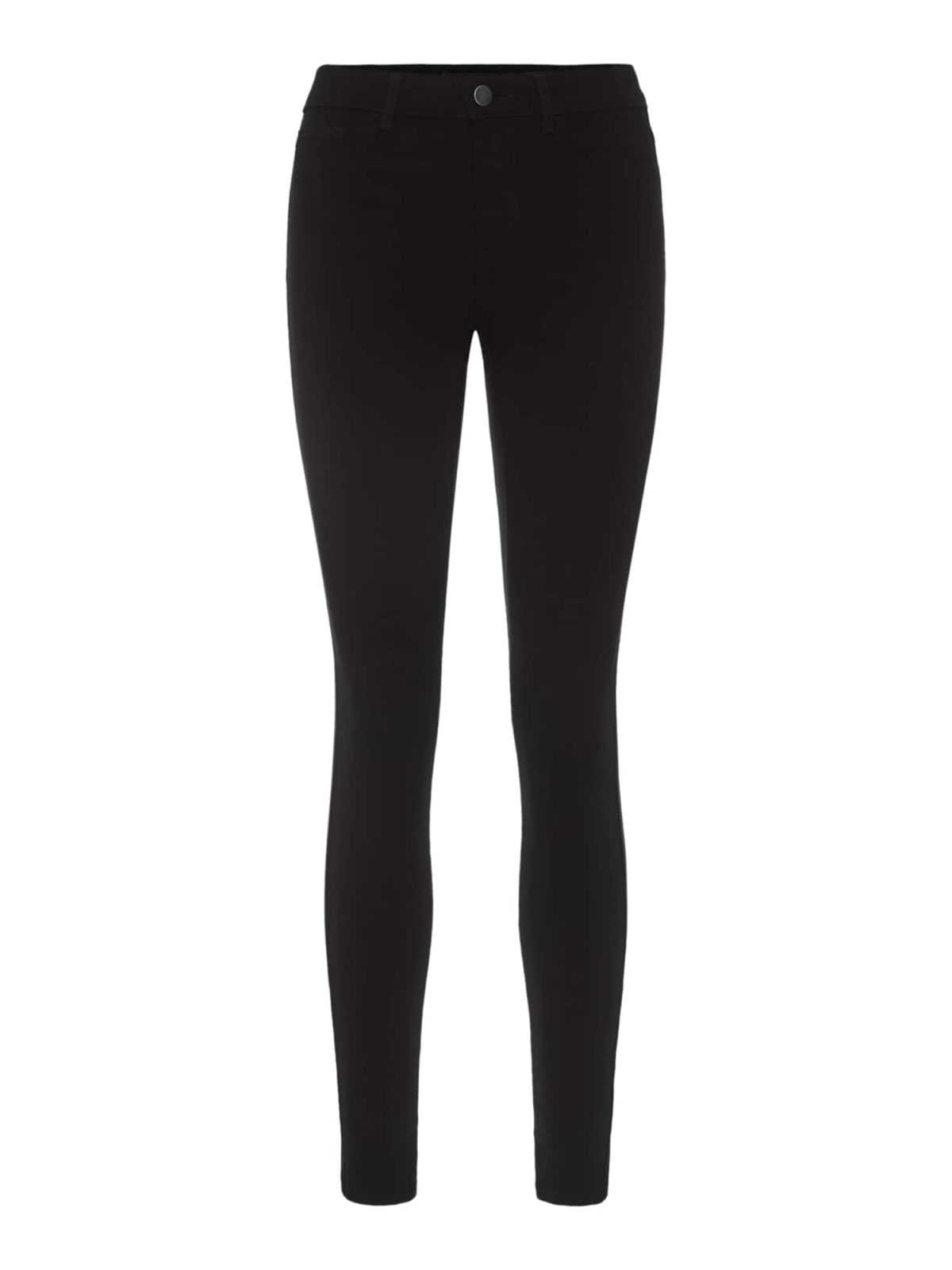 PIECES Curve Jeans pajkice  črn denim