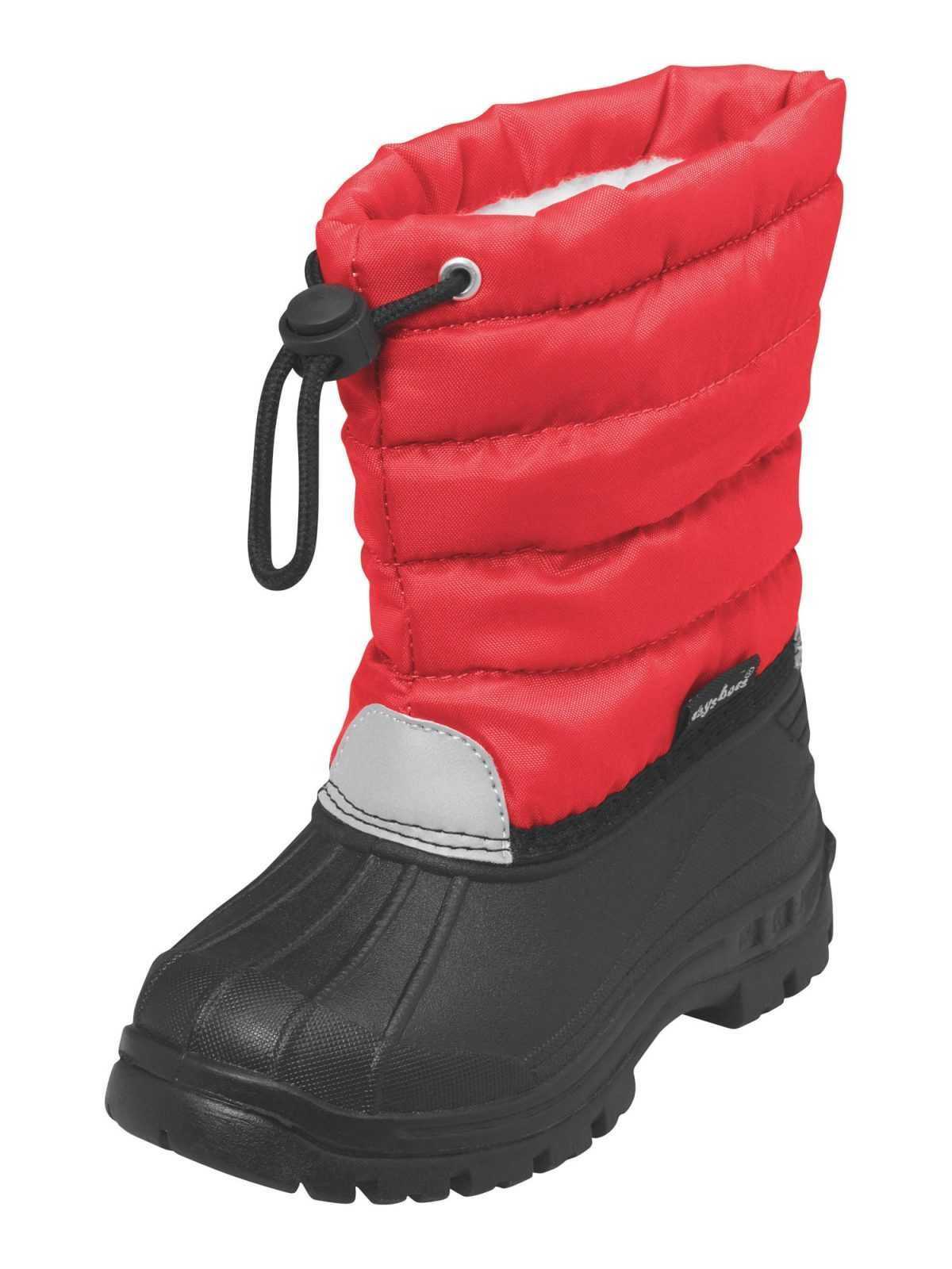 PLAYSHOES Škornji za v sneg  rdeča / črna