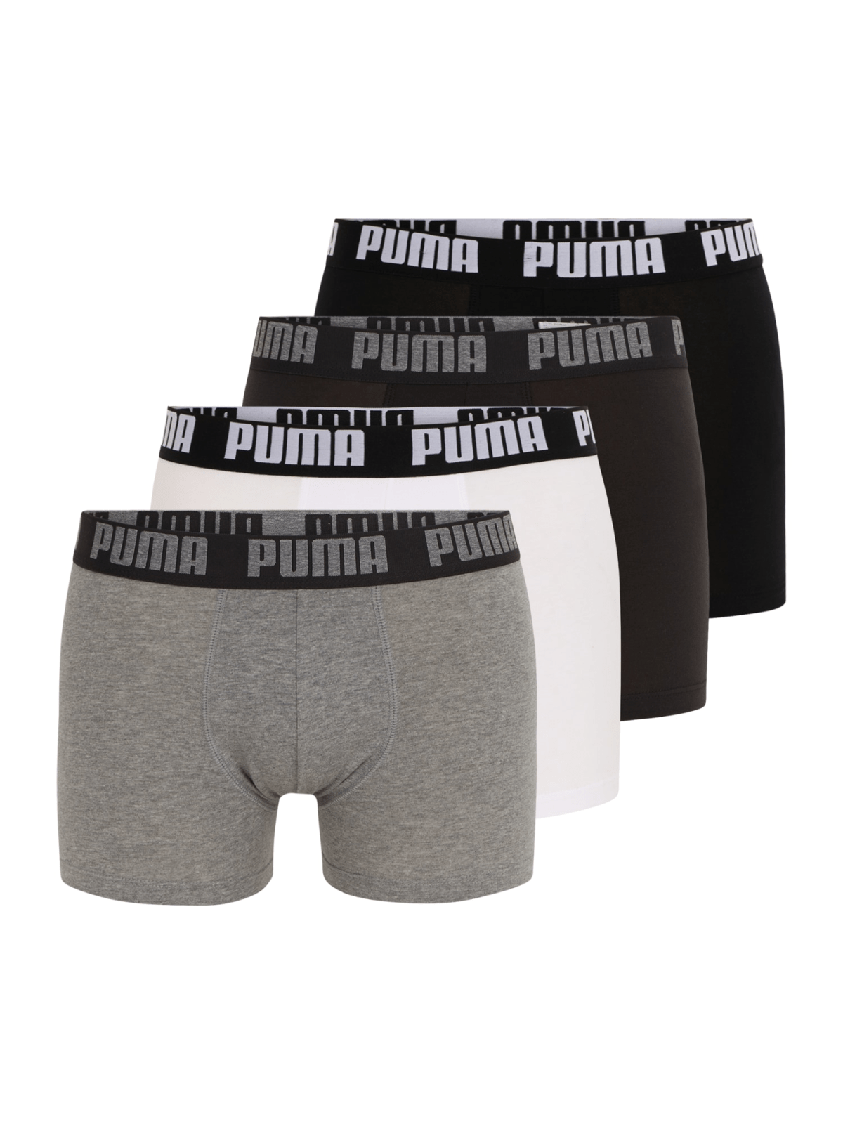 PUMA Boksarice  siva / črna / bela