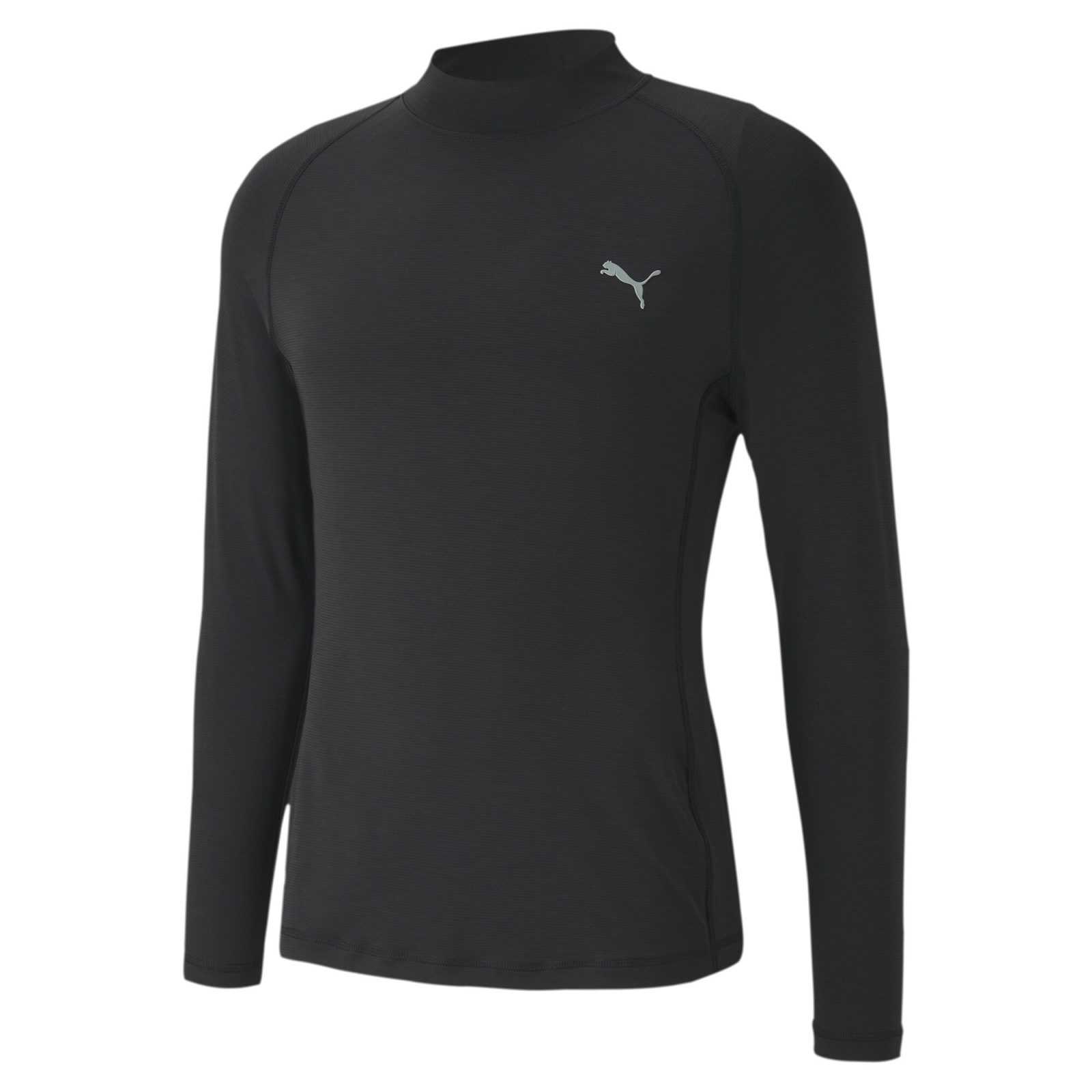 PUMA Funkcionalna majica  siva / črna
