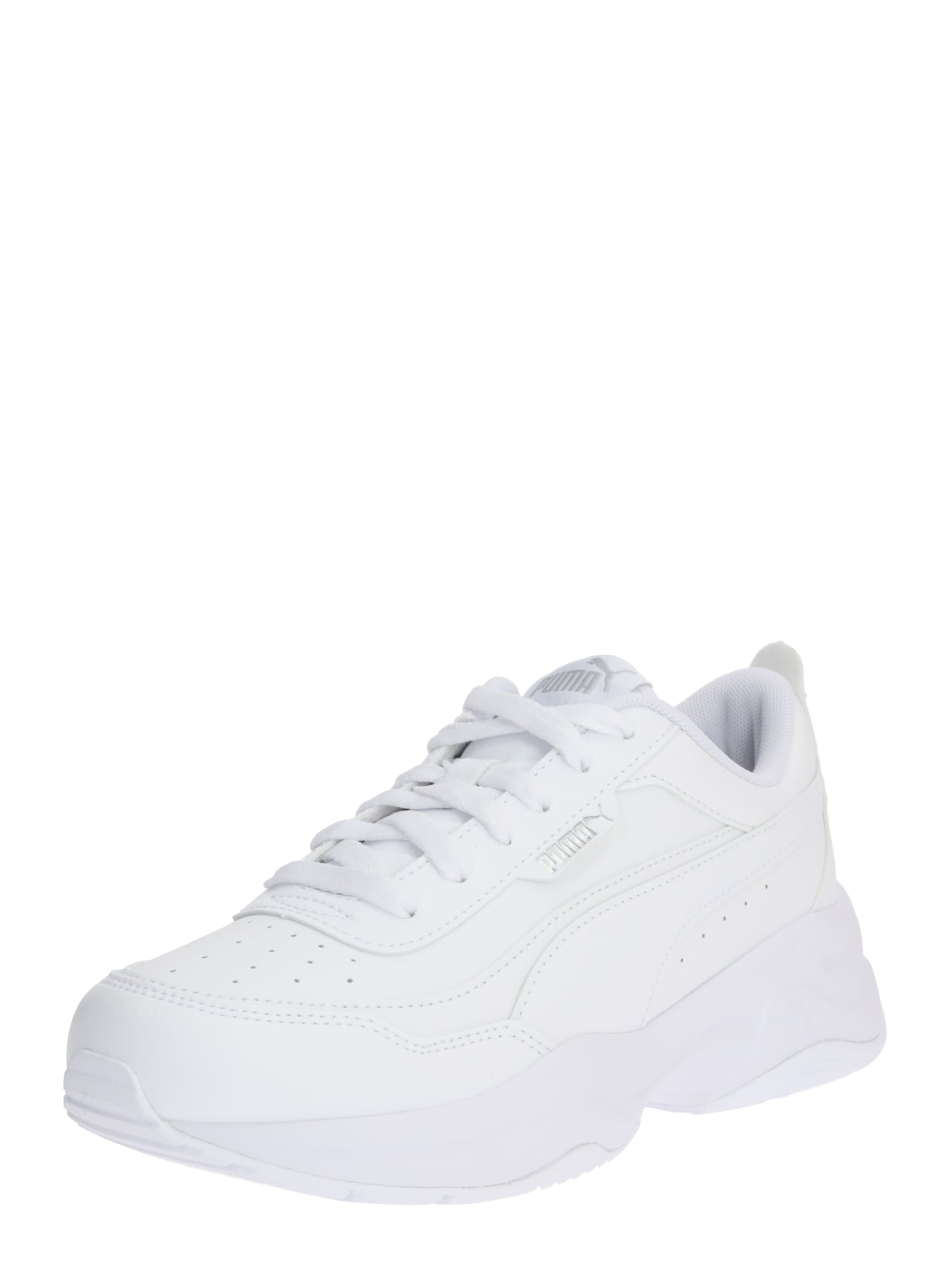 PUMA Nizke superge 'Cilia'  srebrna / bela