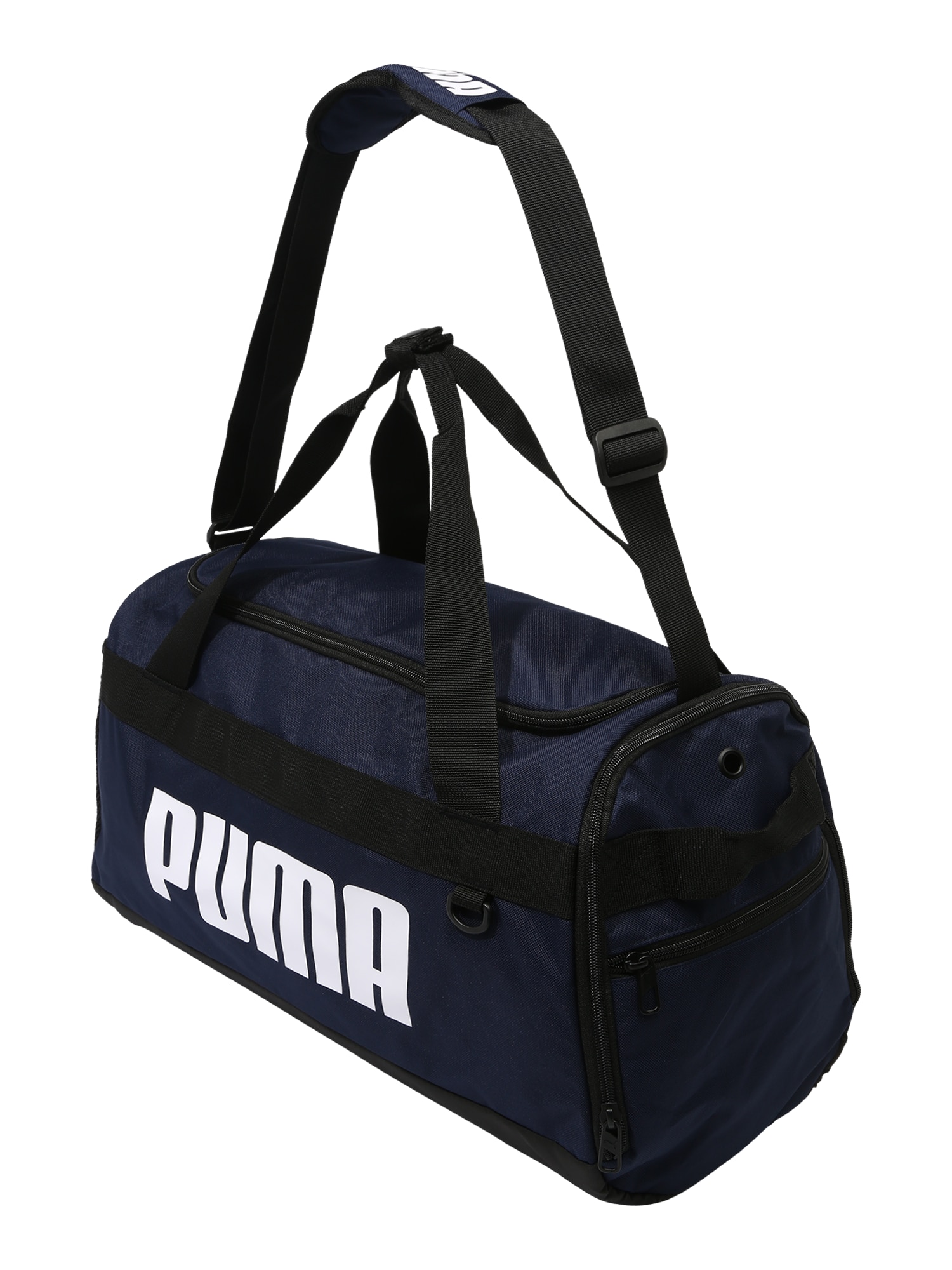 PUMA Športna torba  temno modra / črna / bela