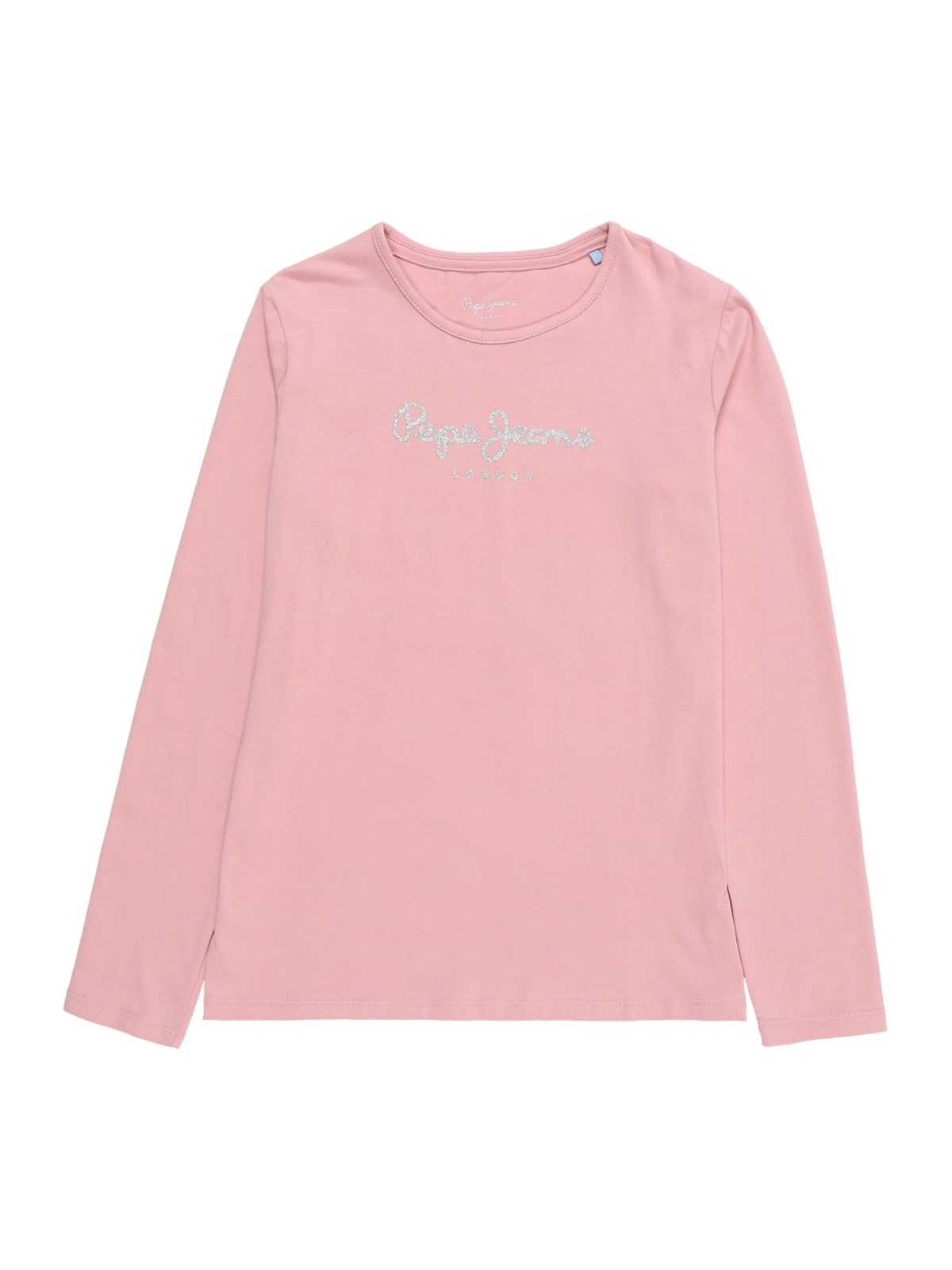 Pepe Jeans Majica 'Hana'  rosé / srebrna