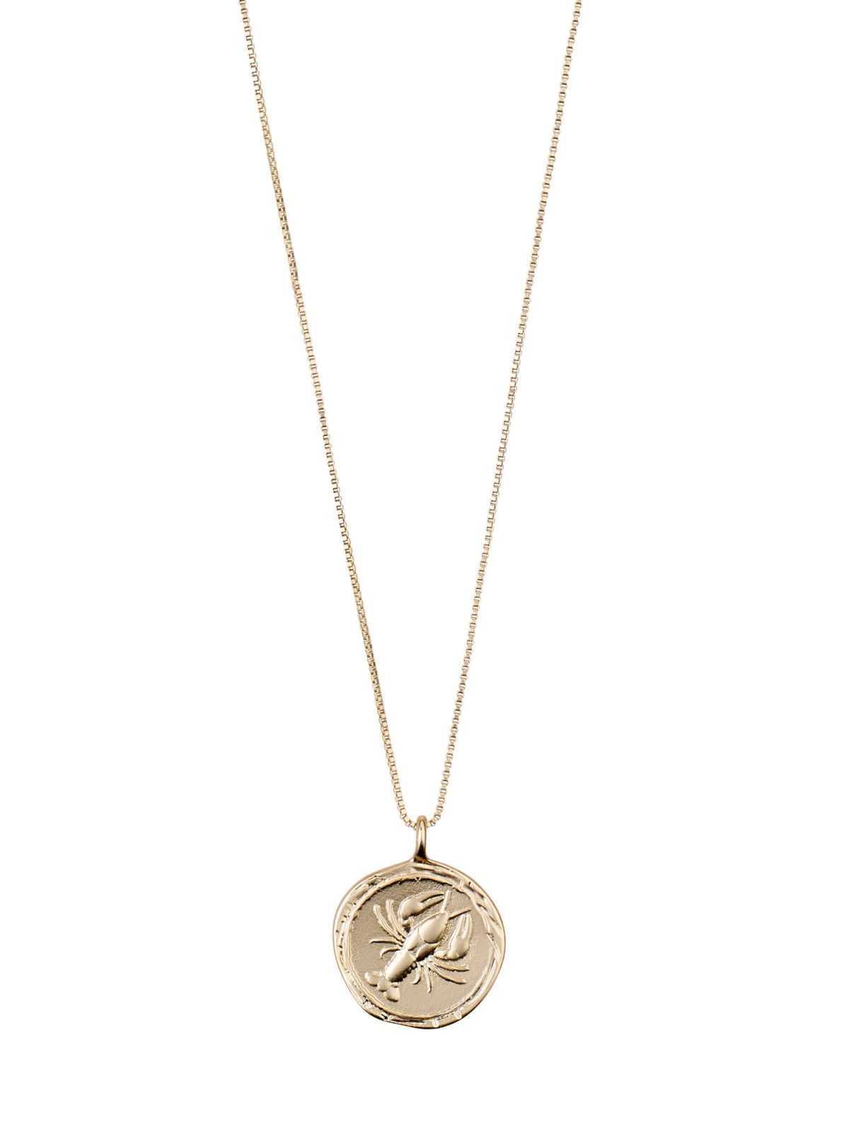 Pilgrim Verižica 'Cancer Zodiac Sign'  zlata