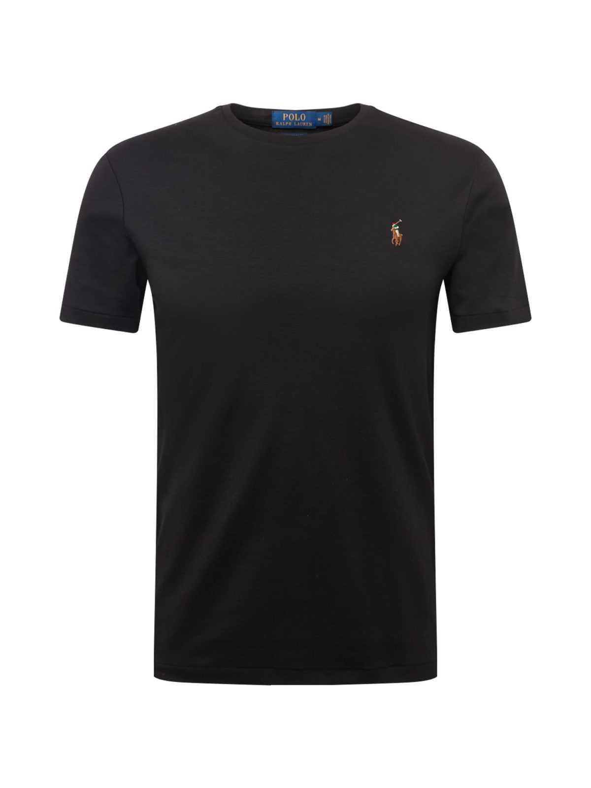 Polo Ralph Lauren Majica  svetlo rjava / temno zelena / črna / bela