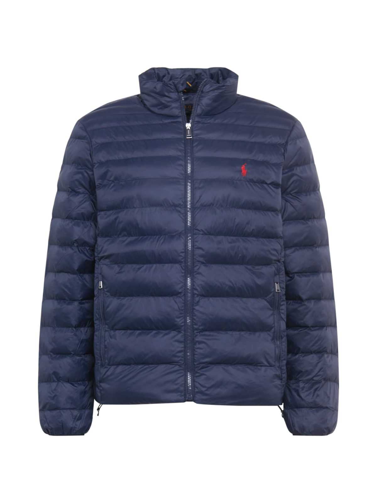 Polo Ralph Lauren Prehodna jakna 'Terra'  mornarska / rdeča