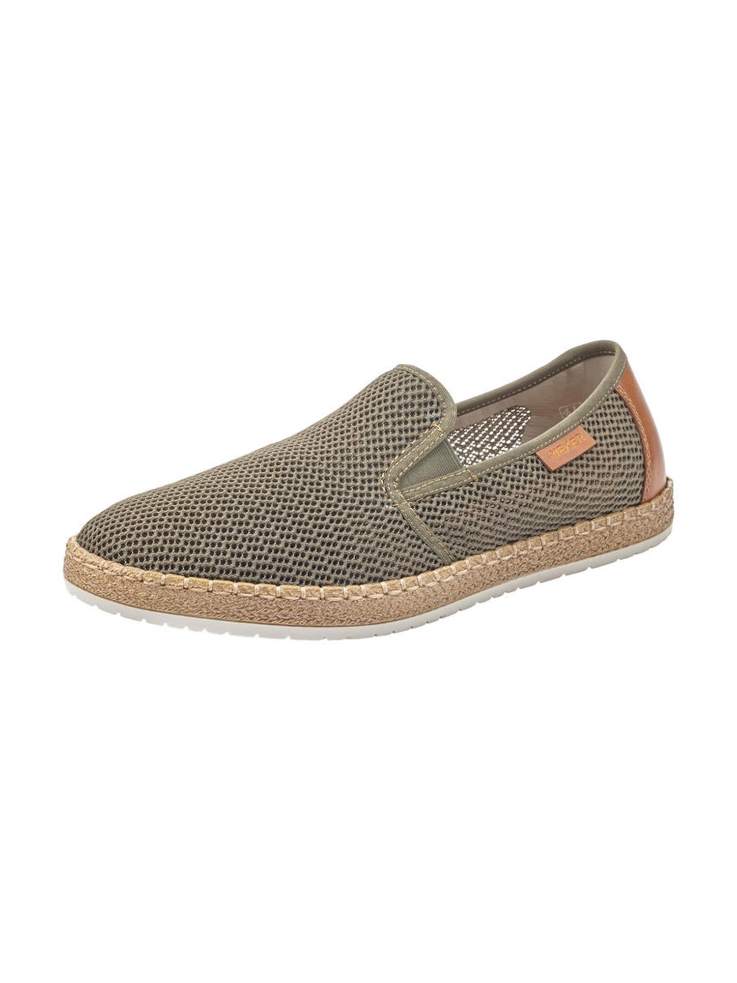 RIEKER Espadrile  oker / oliva