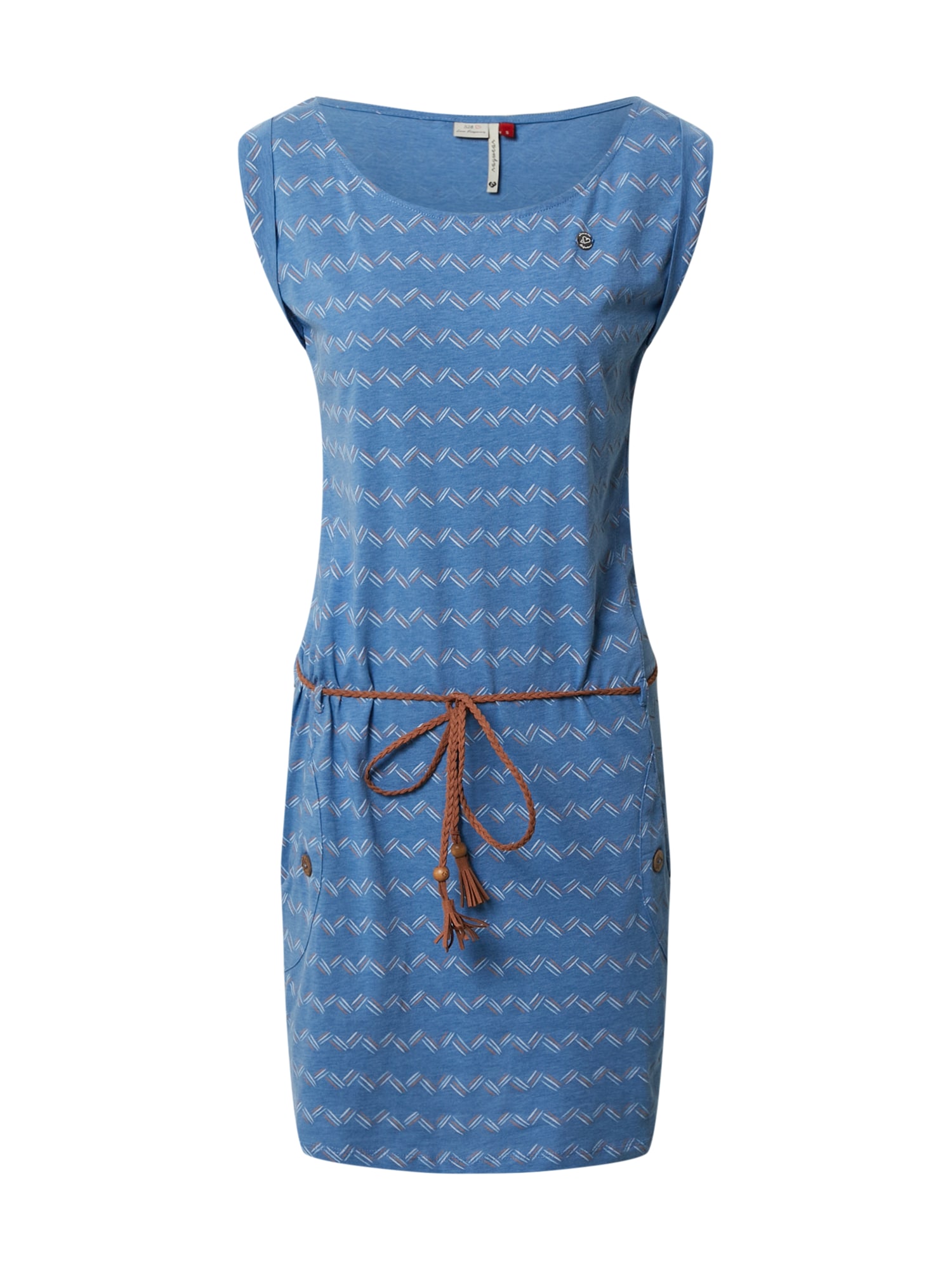 Ragwear Poletna obleka 'TAG ZIG ZAG'  modra