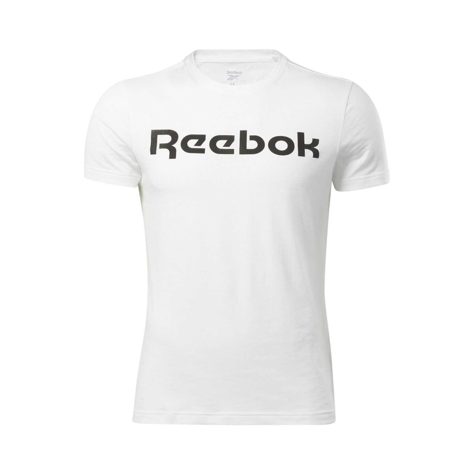 Reebok Sport Funkcionalna majica  črna / bela