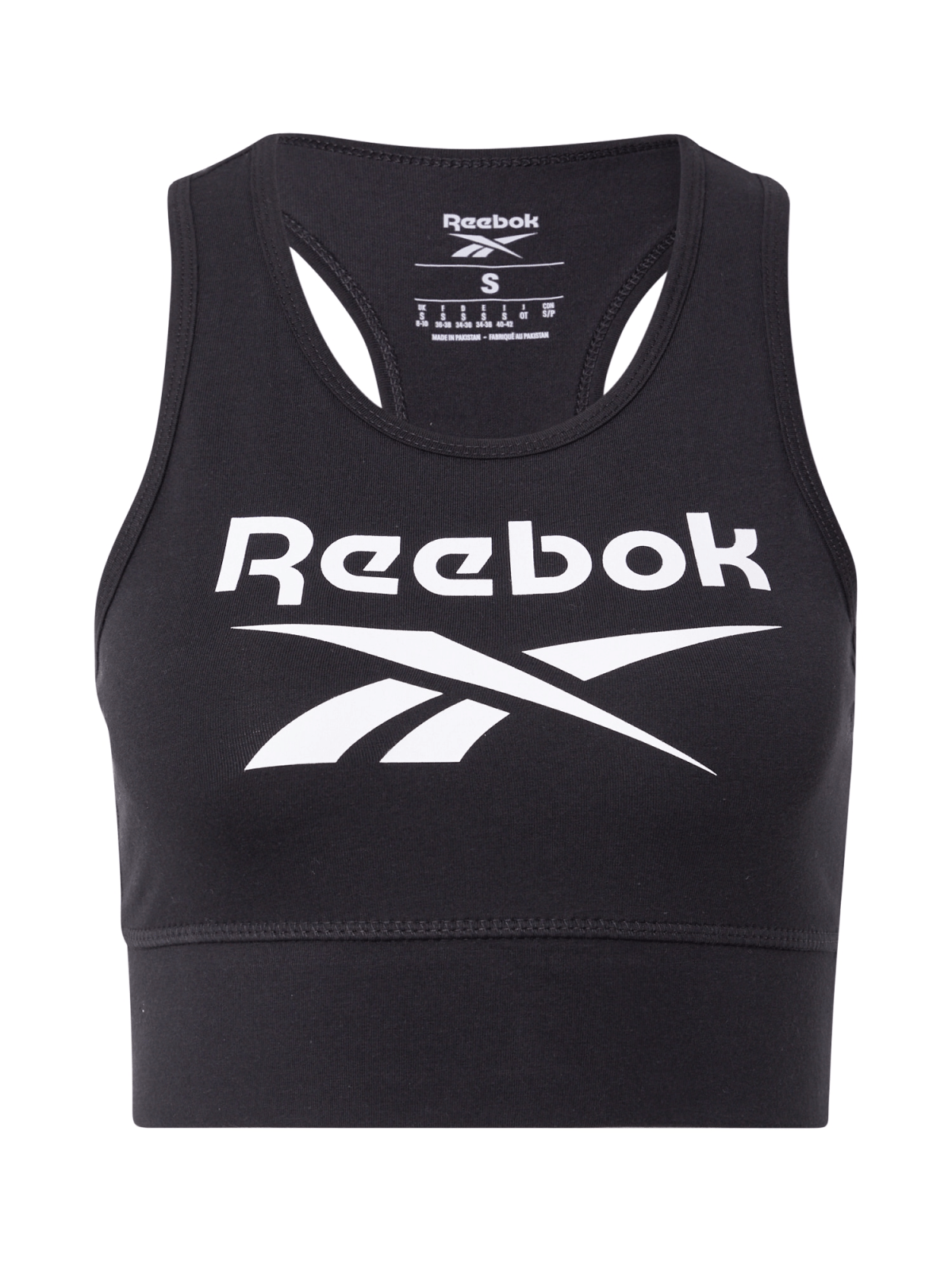 Reebok Sport Športni nederček 'Identity'  črna / bela
