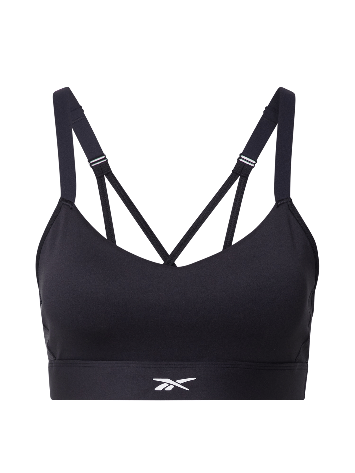 Reebok Sport Športni nederček  črna / bela