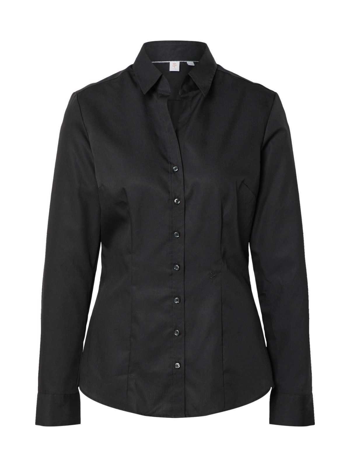 SEIDENSTICKER Bluza 'Schwarze Rose'  črna