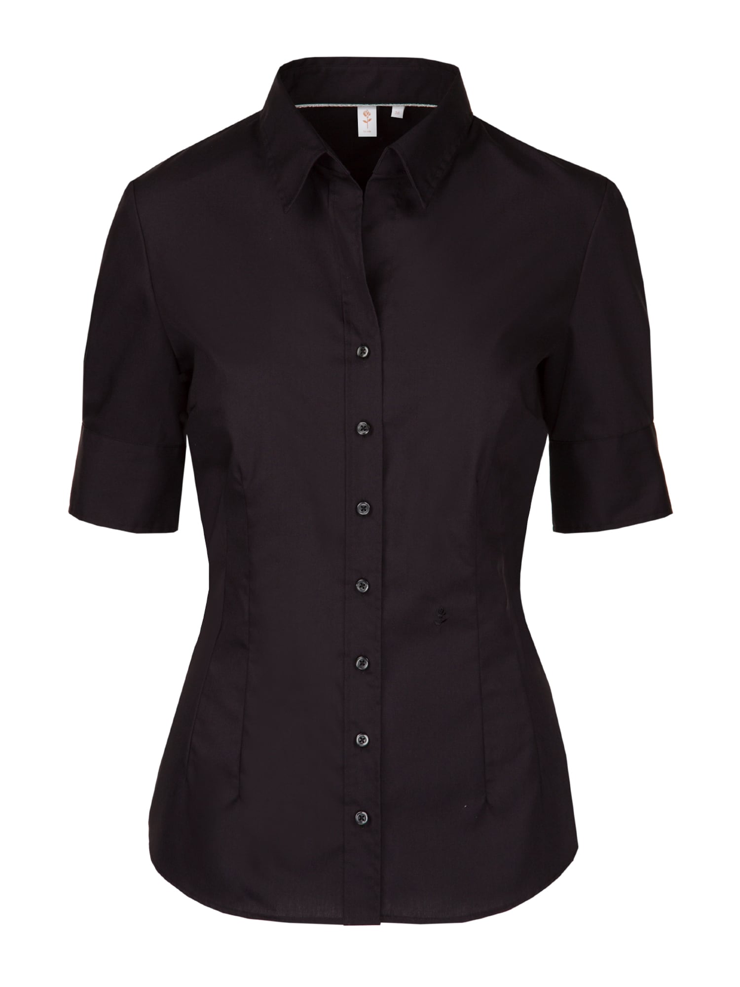 SEIDENSTICKER Bluza 'Schwarze Rose'  črna