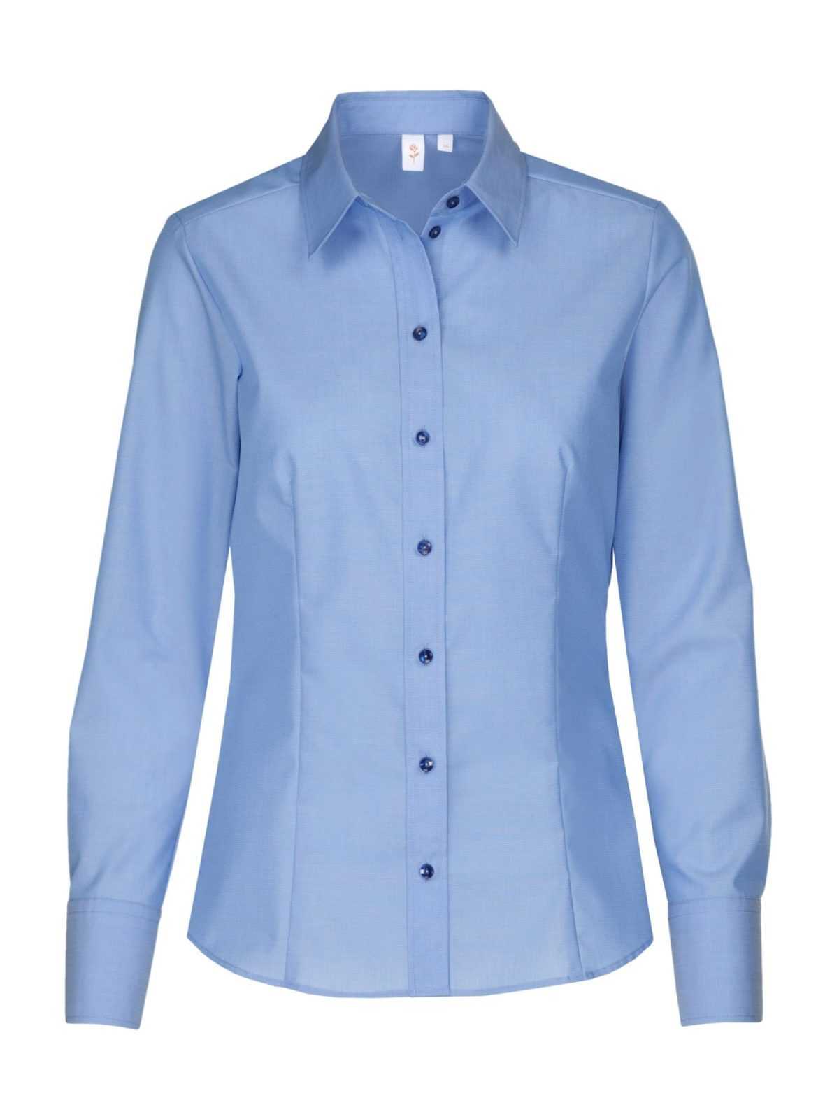 SEIDENSTICKER Bluza 'Schwarze Rose'  svetlo modra