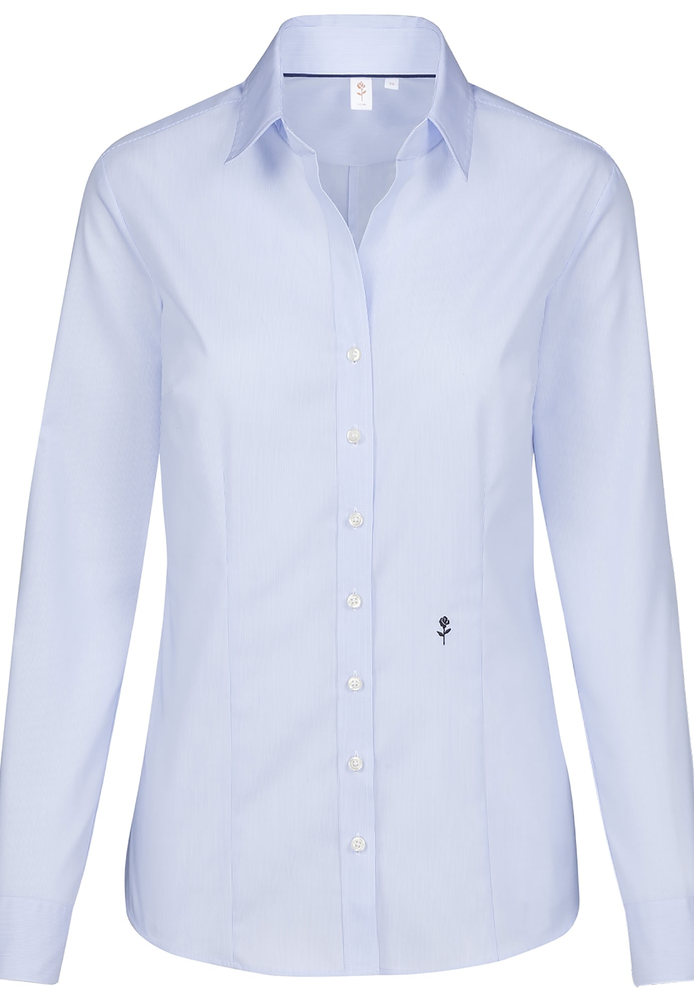 SEIDENSTICKER Bluza 'Schwarze Rose'  svetlo modra