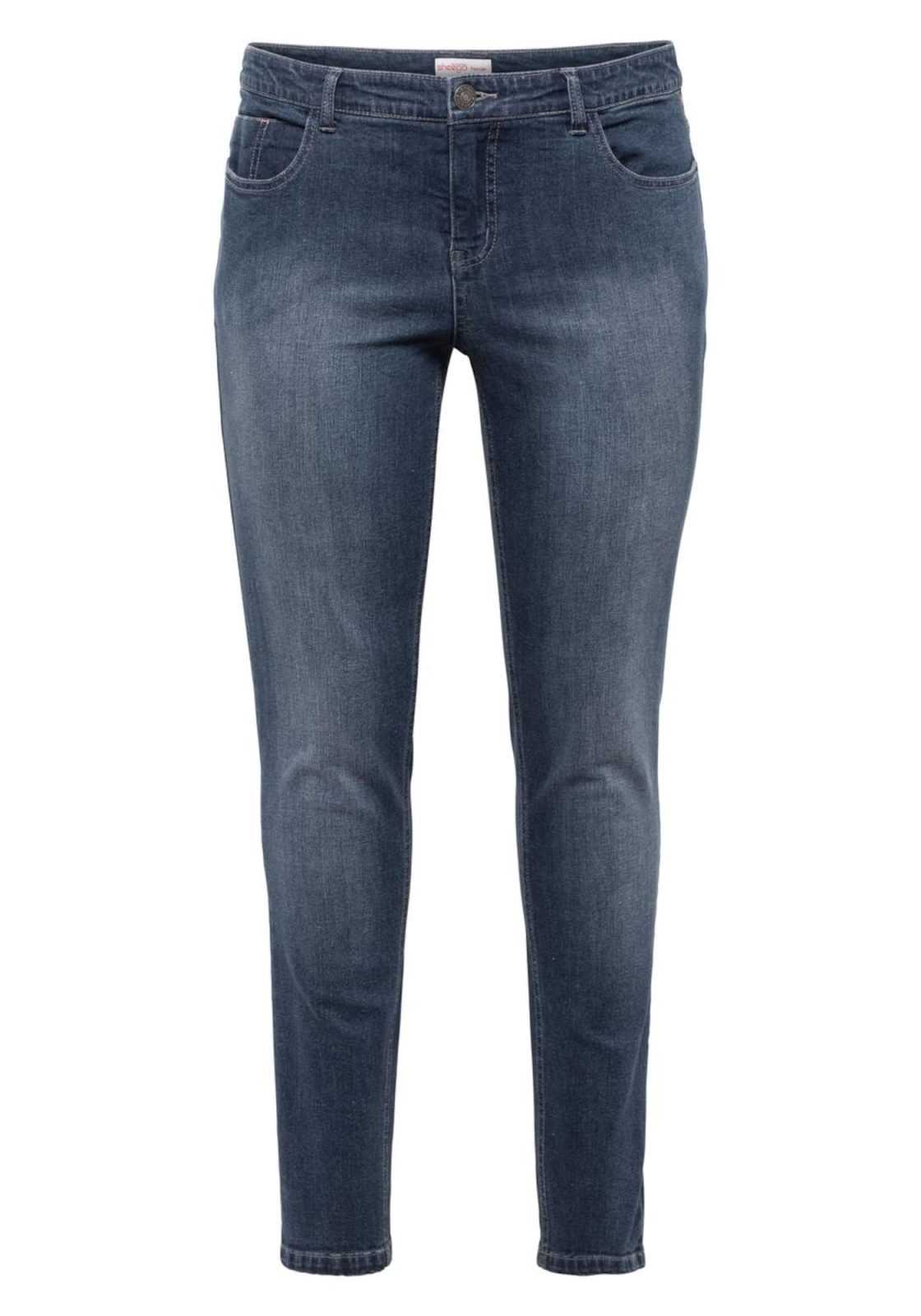 SHEEGO Kavbojke  moder denim