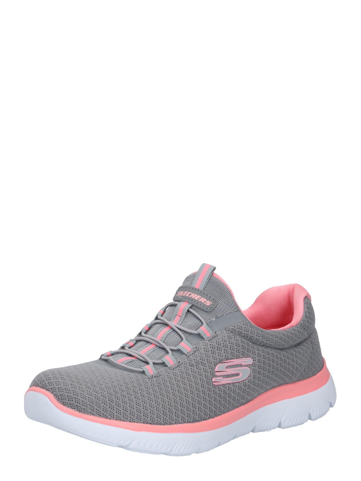 SKECHERS Natikač 'Summits'  siva / svetlo roza
