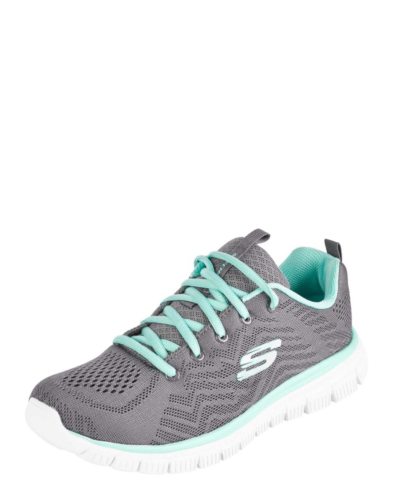 SKECHERS Nizke superge 'Graceful Get Connected'  turkizna / temno siva