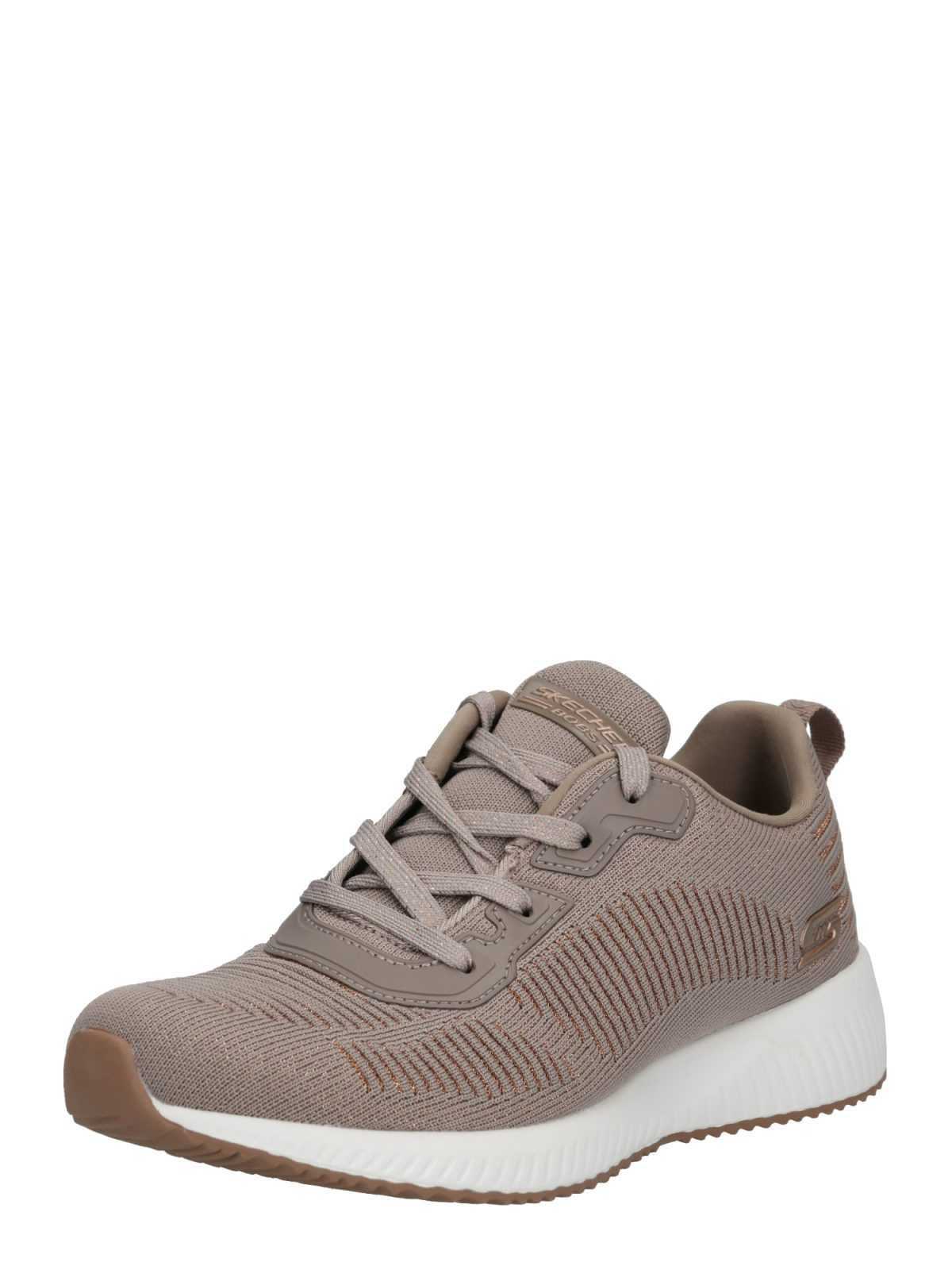 SKECHERS Nizke superge  bež / zlata