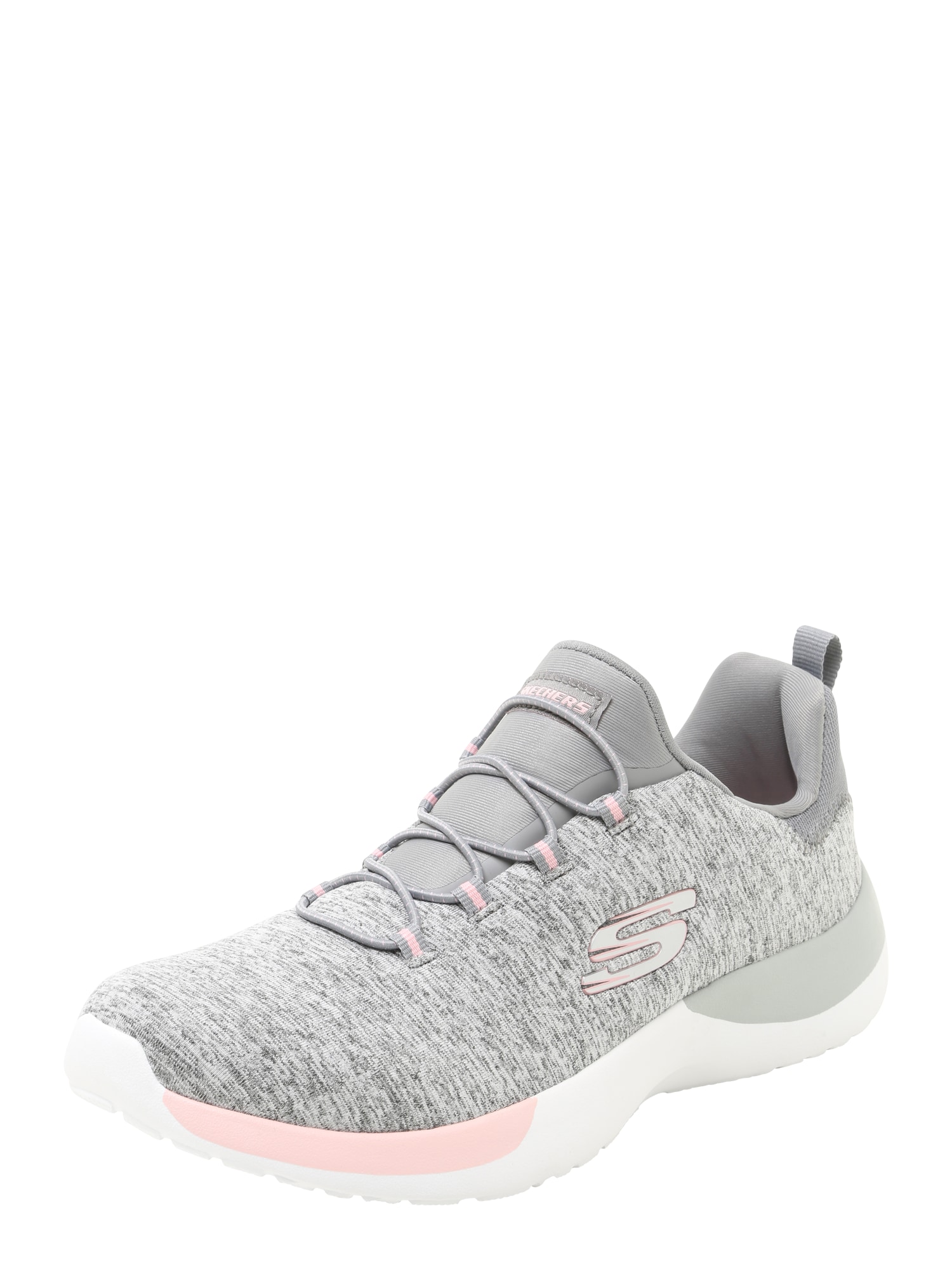 SKECHERS Nizke superge  siva / roza